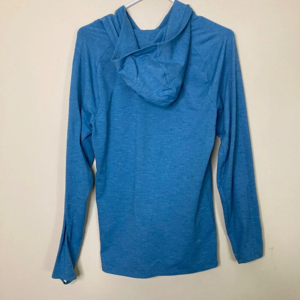 Lululemon Mens Hoodie No Tag Medium Blue Out of Bounds - Picture 2 of 10